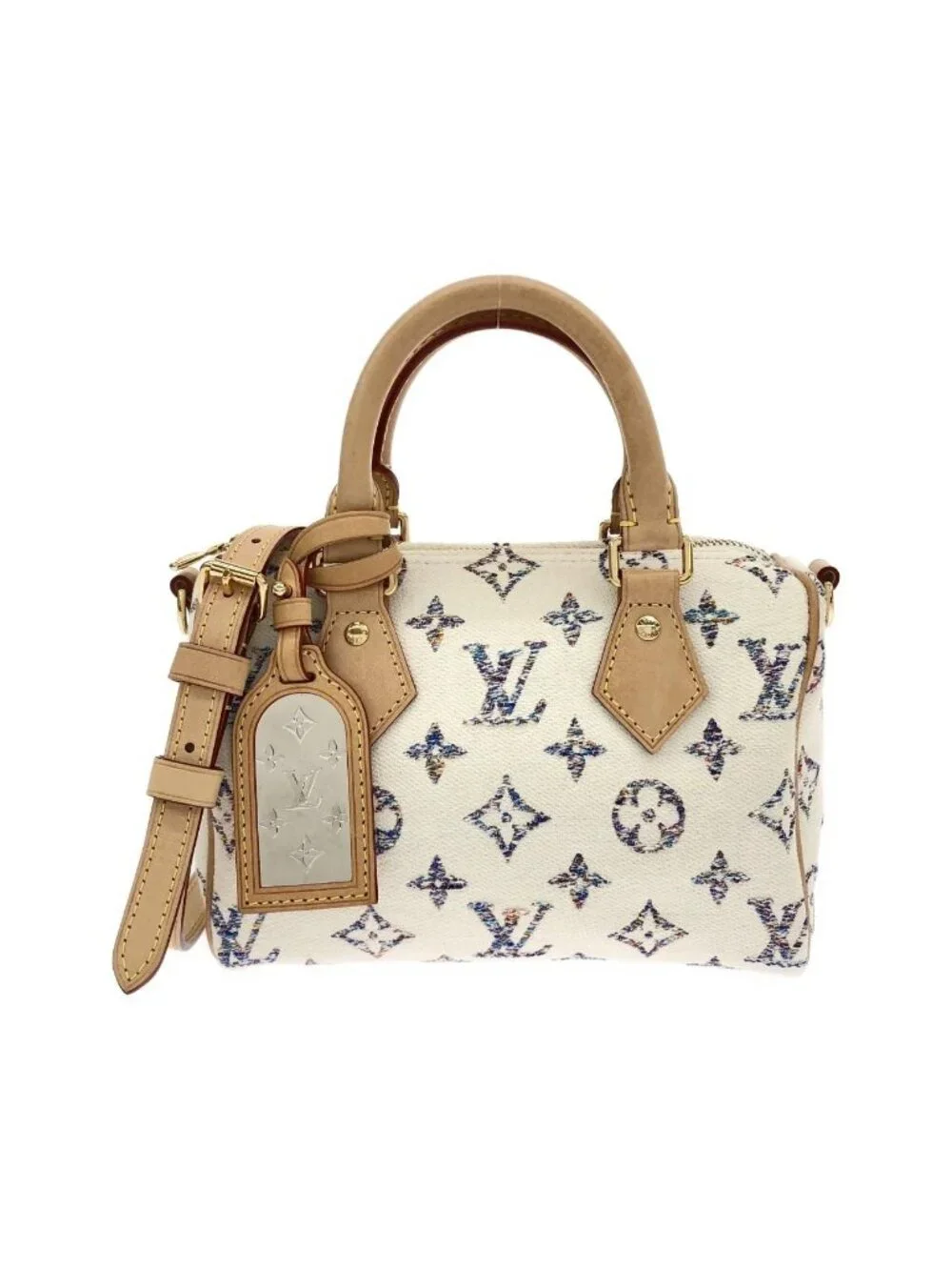 Louis Vuitton Tweed Monogram Multicolor Speedy Bandouliere 20 Boston Bag